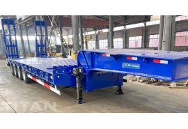 4 Axle Low Bed Truck Trailer will be sent to Namibia