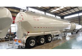 Wheat Flour Tanker Trailer Ready Ship to Zimbabwe
