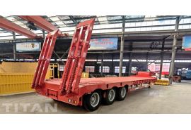 Low Bed Trailer Truck 3 Axle will be sent to Uganda