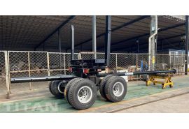 Wood/Log/Timber Transport Semi Trailer will be sent to Nigeria