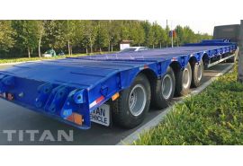 4 Axle 100 Ton Low Bed Trailer will be sent to Rwanda