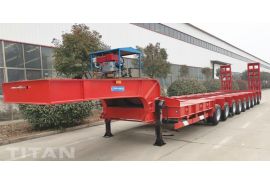 9 Axle Heavy Load Low Bed Trailer will be sent to Madagascar