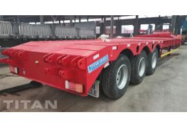 3 Axle 60 Ton Drop Deck Semi Trailer will be sent to Ivory Coast Abidjan