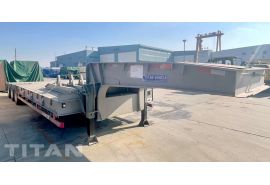 3 Axle 50 Tons Low Loader Trailer Feedback from Philippines Customer