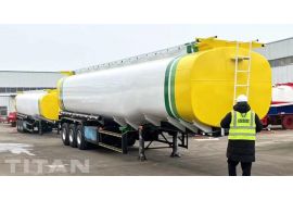 Fuel Transport Semi Tanker Truck Trailer will be sent to Rwanda