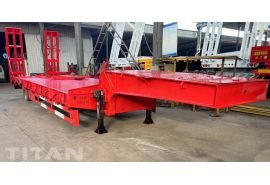 Tri Axle Semi Low Loader Trailer will be sent to Zambia