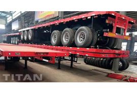 Multiple 3 Axle Truck with Flatbed Trailers will be sent to Uganda