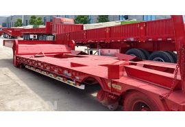 Wide Gooseneck Low Bed Trailer will be sent to Philippines