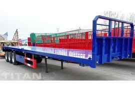 40 Ft Shipping Container Flatbed Trailer will be sent to Burundi