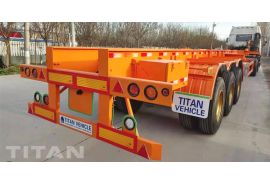 40ft Shipping Container Skeleton Trailer will be sent to Tanzania