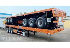 3 Axles 40Ft Flatbed Trailer will be shipped to Ethiopia