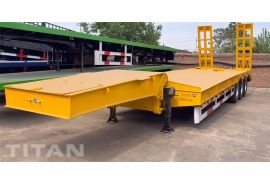 3 Axles Heavy Loader Trailer will be sent to Papua New Guinea