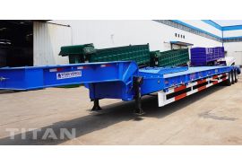 3 Axles Tractor Low Loader Trailer will be transported to Tanzania