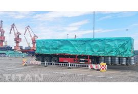 12M Tri Axle Trailer will be shipped to Tanzania Dar es Salaam