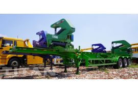 40ft container side loader trailer will be sent to Tanzania