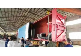 35 Cubic Meters U Shape End Dump Trailer is ready shipping to Congo