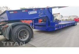 3 Line 6 Axle Lowboy Gooseneck Trailer will be shipped to Nigeria