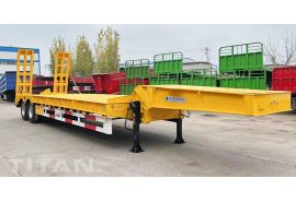 40 Ton 2 Axle Low Loader Trailer will be sent to Philippines