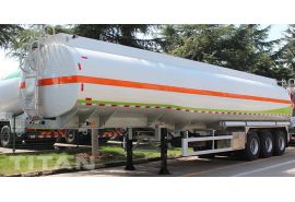 3 Axle 40000 Liters Petrol  Tanker Trailer will be shipped to Cote d'Ivoire