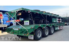 40Ft Flatbed Trailer and 3 Axle 80 Ton Semi Trailer Low Loader will be sent to Zimbabwe