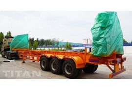 37 Ton 40 Foot Sidelifter Container Trailer will be sent to Ghana