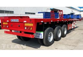 3 Axle Flatbed 40 Ft Trailer will be sent to Botswana