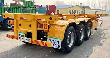 Tri Axle 40Ft Chassis Container Trailer will be sent to Mali 
