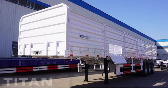 50T 3 Axle Semi Grain Trailer will be shipped to Tanzania