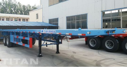 40Ft 2 Axle Flatbed Trailer will be shipped to Kenya
