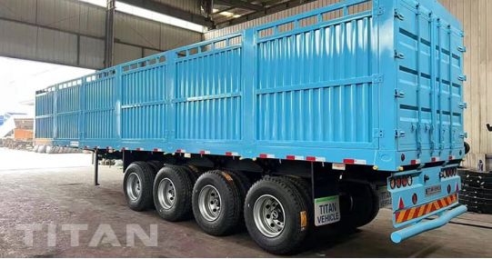 4 Axle 60 Ton Fence Semi Trailer will be sent to Ghana