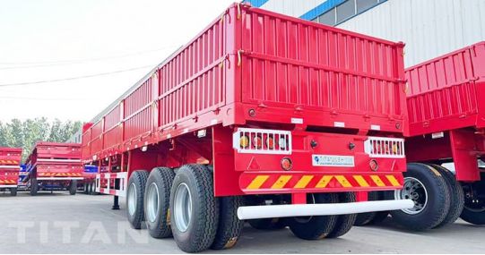 60 Ton 3 Axle High Sideboard Trailer will be sent to Djibouti