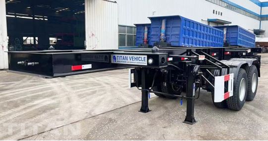2 Axle 20Ft Skeletal Trailer will be sent to Mozambique