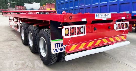 40Ft Tri Axle Flatbed Semi Trailer will be shipped to Bolivia