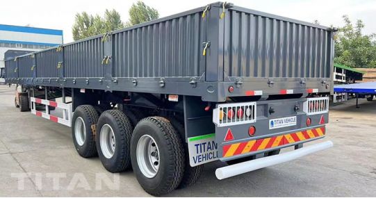 60 Ton 3 Axle Flatbed Trailer with Side Wall will be shipped to Guyana