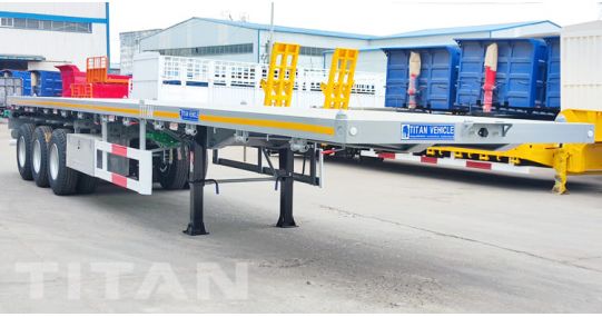 Tri Axle Flat Trailer will be sent to Jamaica