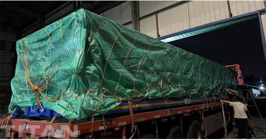2 Axle Platform Flatbed Semi Trailer will Sent to Ethiopia