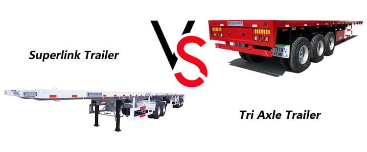 What is the difference between tri axle and superlink