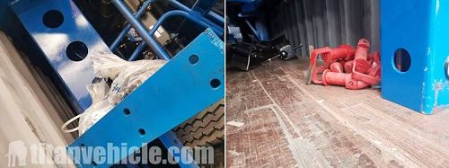 Details of 40ft container trailer