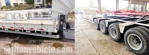 Package of Low Loader Trailer for Sale Price