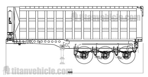 Drawing of Tipper Trailer