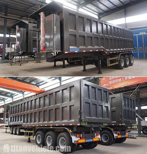 Tri Axle 40CBM Tipper Trailer for Sale Price
