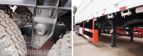 Tri Axle Side Wall Truck Trailer for Sale in Nigeria
