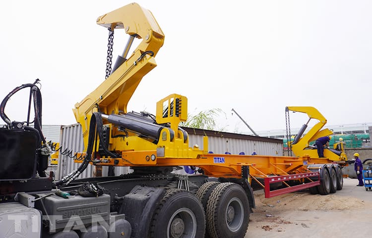 37 Ton side lifter crane Trailer