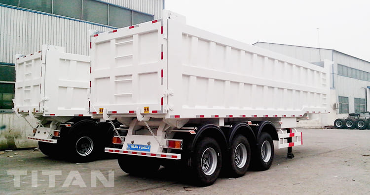 3 Axles Hydraulic Tipper Trailers for Sale
