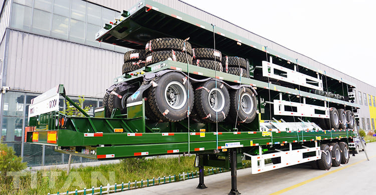 48 foot flat bed semi trailer