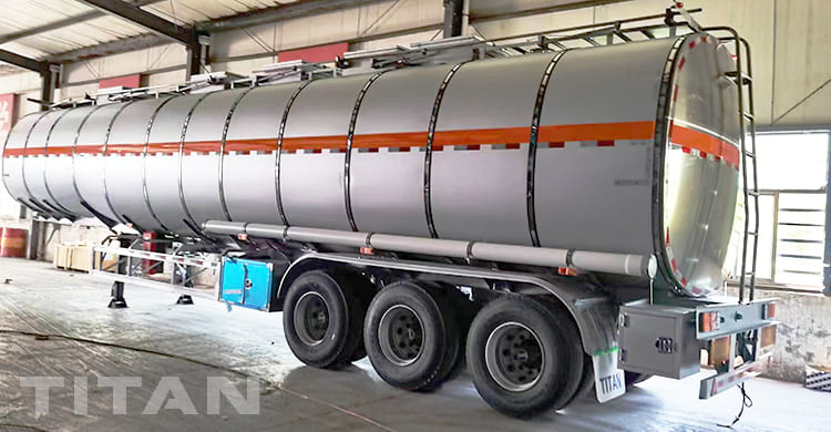 3 axlers 55000l stainless tanker trailer