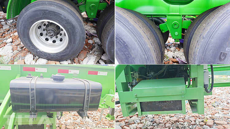 40ft sidelifter crane trailer