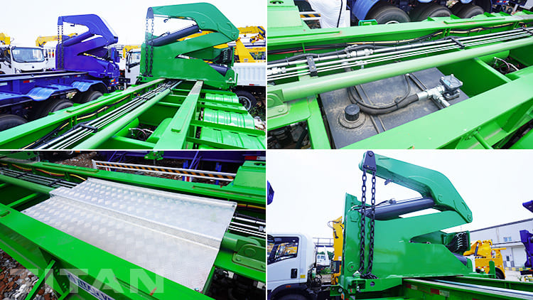 40ft sidelifter crane trailer