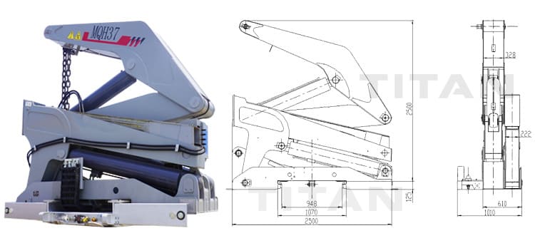 Self loading trailer