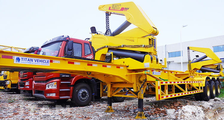 container loading trailer